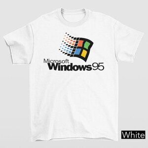 Windows 95 Unisex Gift Shirt 90s Aesthetic Retro Computer Graphic Tee 24